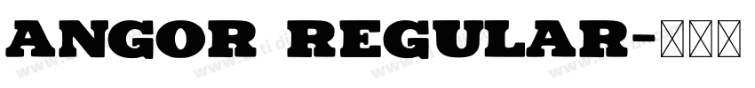 angor Regular字体转换